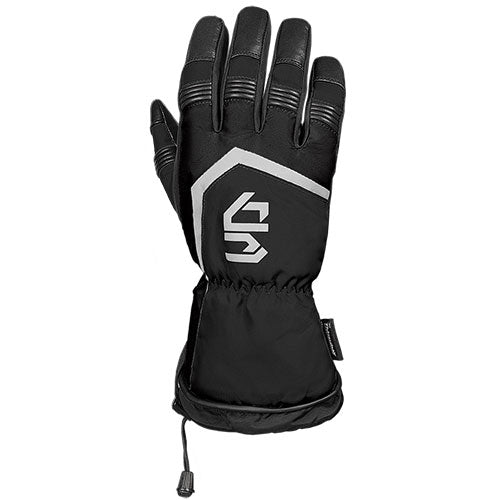 Ladies Nylon & Leather Gloves